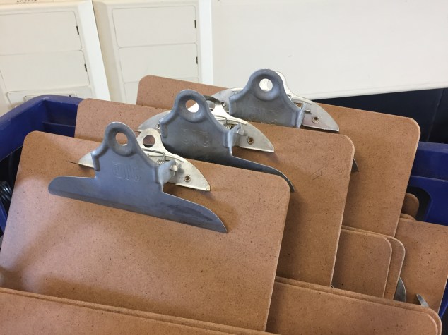 Give your students clipboards to write on while working at their lab stations to help get them into the science mindset! 